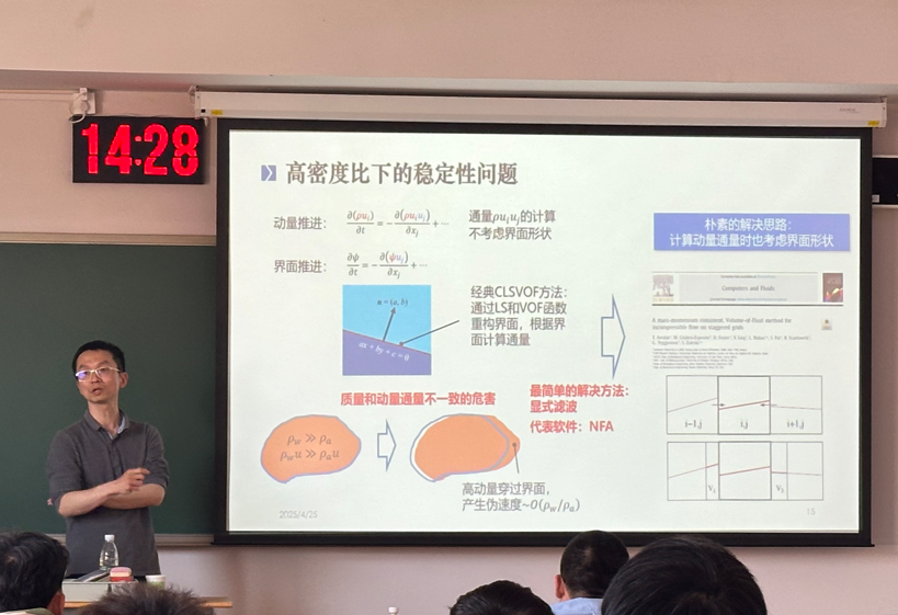 “湍流和破碎波相互作用的数值模
